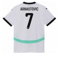 Camiseta Austria Marko Arnautovic #7 Segunda Equipación Replica Eurocopa 2024 mangas cortas